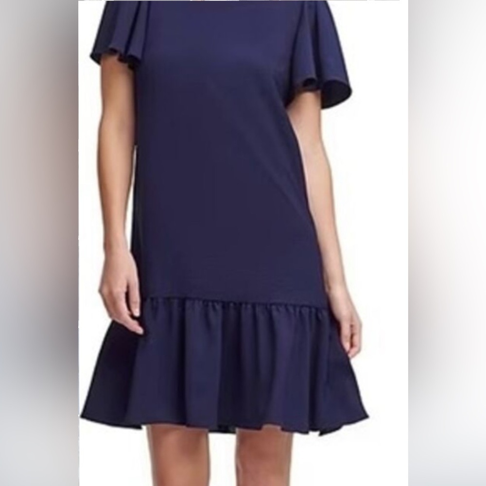 DKNY Elegant Navy Blue Dress Size 6